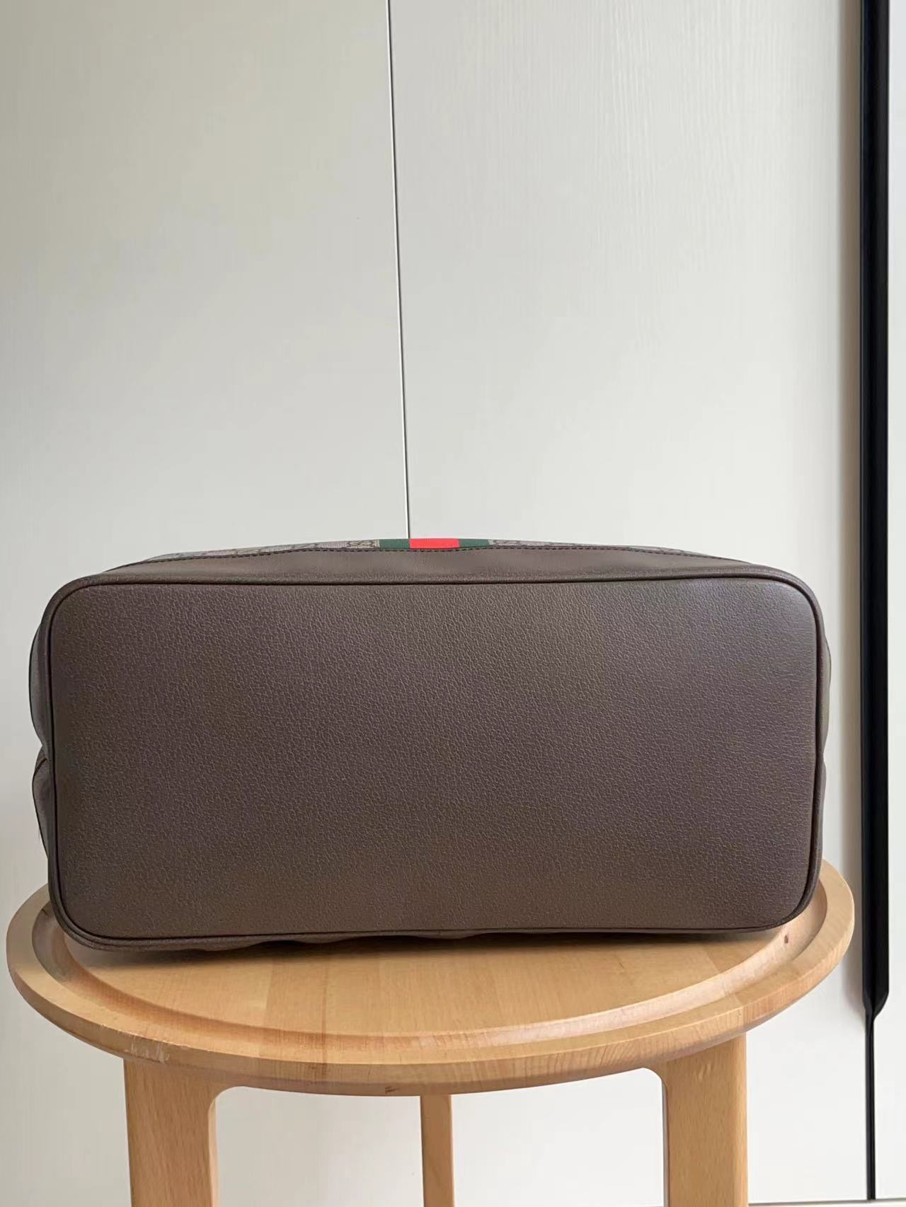 GG BROWN OPHIDIA GG LARGE TOTE BAG 40CM