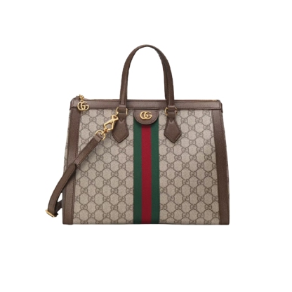 GG OPHIDIA GG MEDIUM TOP HANDLE TOTE BAG 524537 K05NB 8745