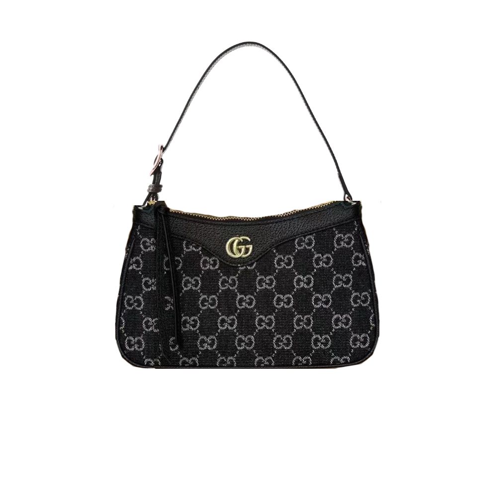 GG OPHIDIA GG SMALL HANDBAG BLACK 22CM