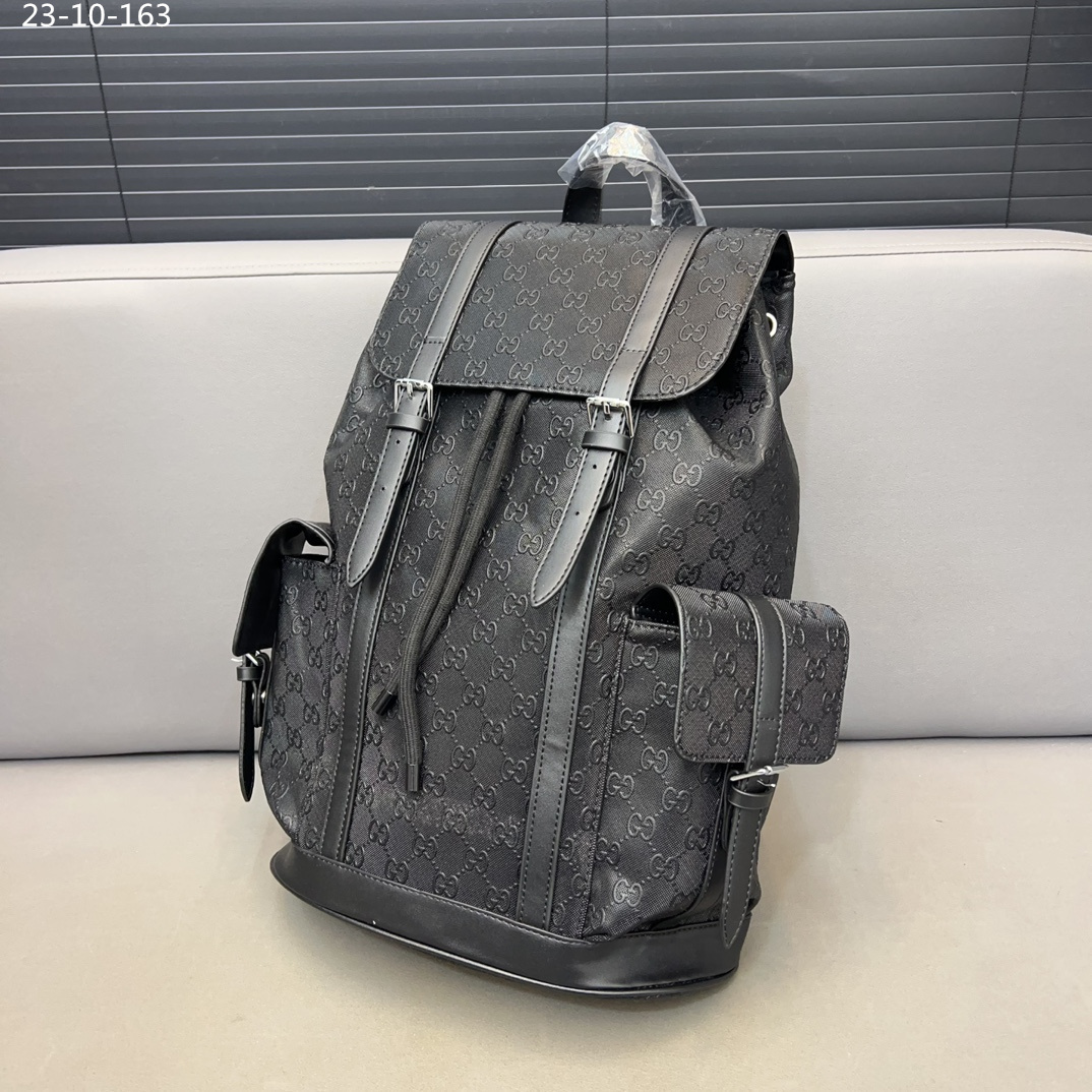 GG JUMBO GG BACKPACK BLACK 42CM