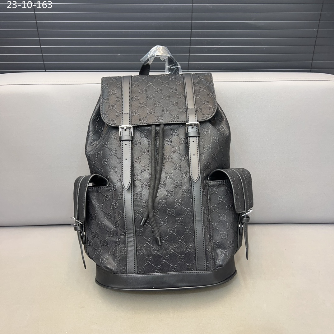 GG JUMBO GG BACKPACK BLACK 42CM