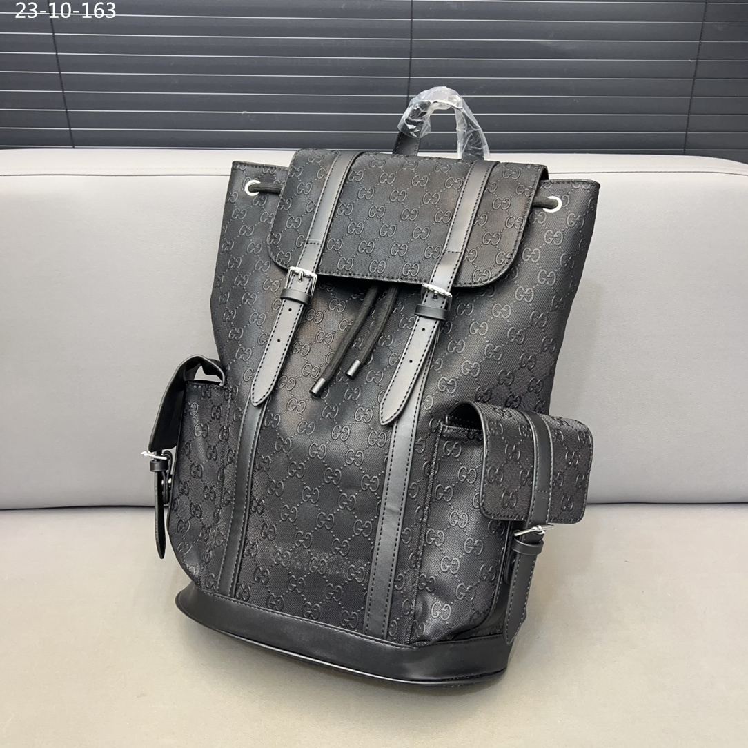 GG JUMBO GG BACKPACK BLACK 42CM