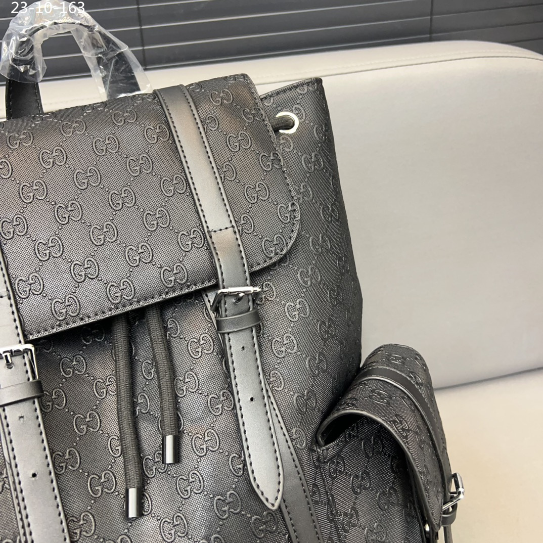 GG JUMBO GG BACKPACK BLACK 42CM