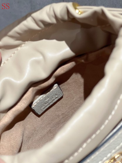 GG OPHIDIA BUCKET BAG BEIGE 20CM