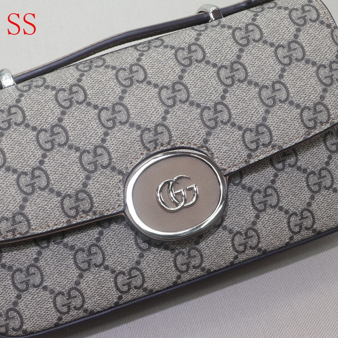 GG PETITE GG MINI SHOULDER BAG BROWN 21CM