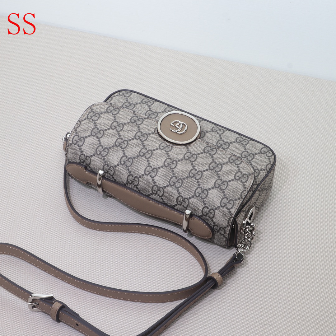 GG PETITE GG MINI SHOULDER BAG BROWN 21CM