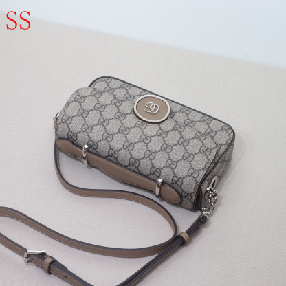 GG PETITE GG MINI SHOULDER BAG BROWN 21CM