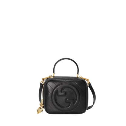 GG BLONDIE TOP HANDLE BAG BLACK 20CM ‎744434 1IV0G 1000