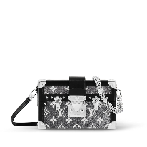 LV PETITE MALLE BLACK AND GREY 19CM M21462