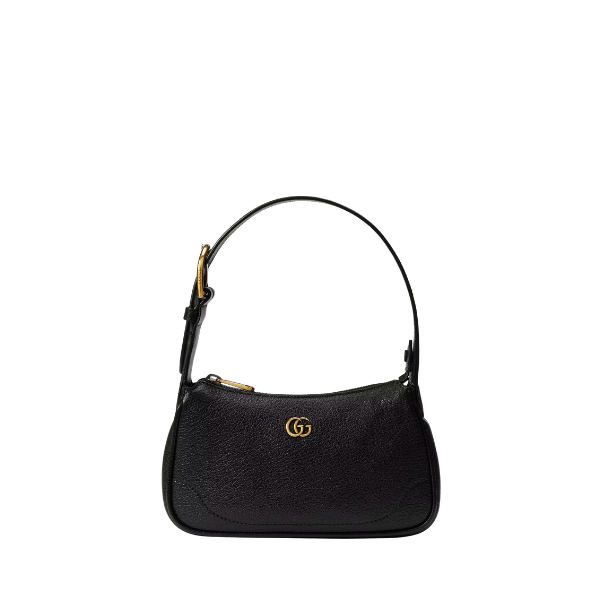 GG APHRODITE MINI SHOULDER BAG BLACK 21CM ‎739076 AAA9F 1000