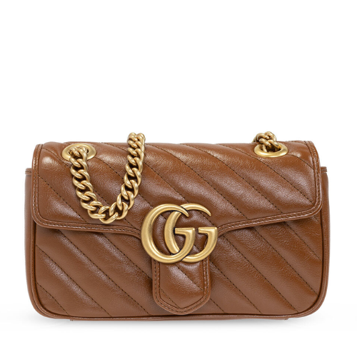 GG MARMONT MINI MATELASSE SHOULDER BAG 446744 0OLFT 2535