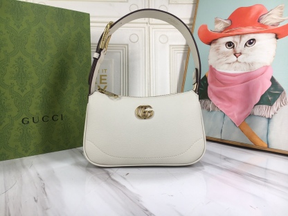 GG APHRODITE MINI SHOULDER BAG 21CM WHITE 739076 AAA9F 9022