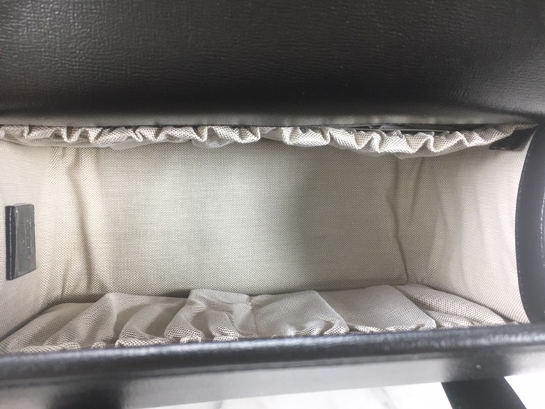 GG HORSEBIT 1955 MINI TOP HANDLE BAG 27.5CM BLACK 645453 92TCG 8563