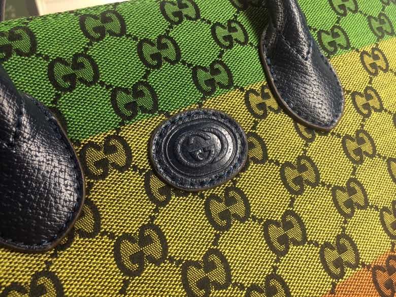 GG MEDIUM TOTE BAG WITH INTERLOCKING G 31CM MULTICOLOR 674148 92THG 8563