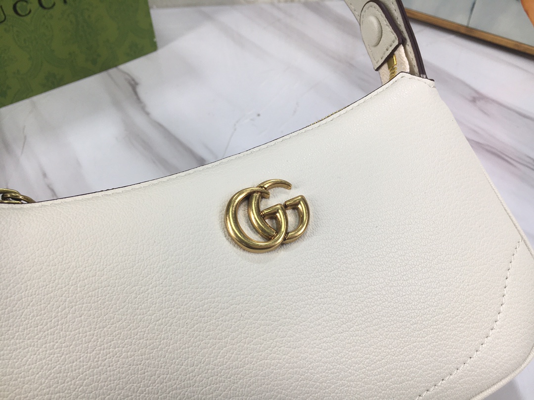 GG APHRODITE MINI SHOULDER BAG 21CM WHITE 739076 AAA9F 9022