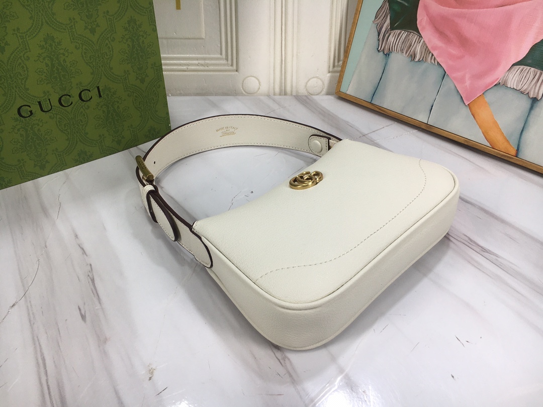 GG APHRODITE MINI SHOULDER BAG 21CM WHITE 739076 AAA9F 9022