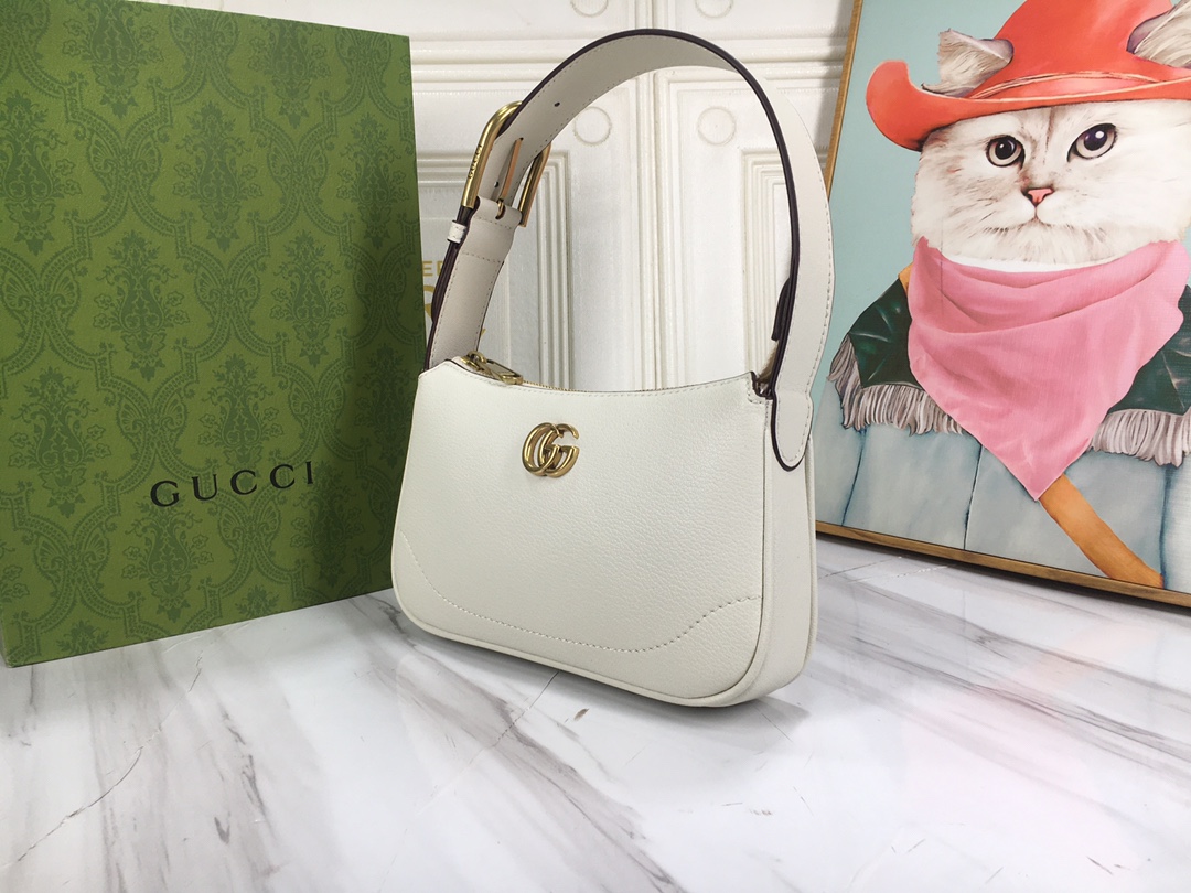 GG APHRODITE MINI SHOULDER BAG 21CM WHITE 739076 AAA9F 9022