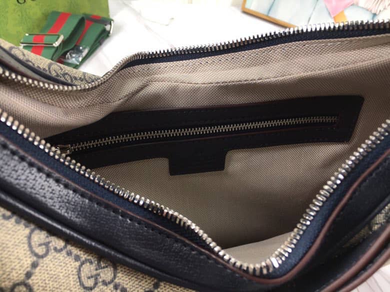 GG GG ATTACHE LARGE SHOULDER BAG BEIGE 35CM 702823 96GRN 4082