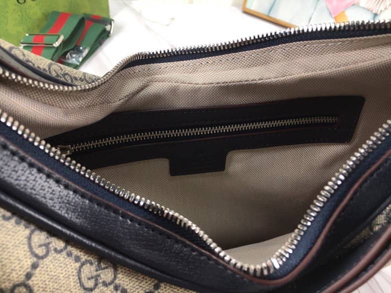 GG GG ATTACHE LARGE SHOULDER BAG BEIGE 35CM 702823 96GRN 4082