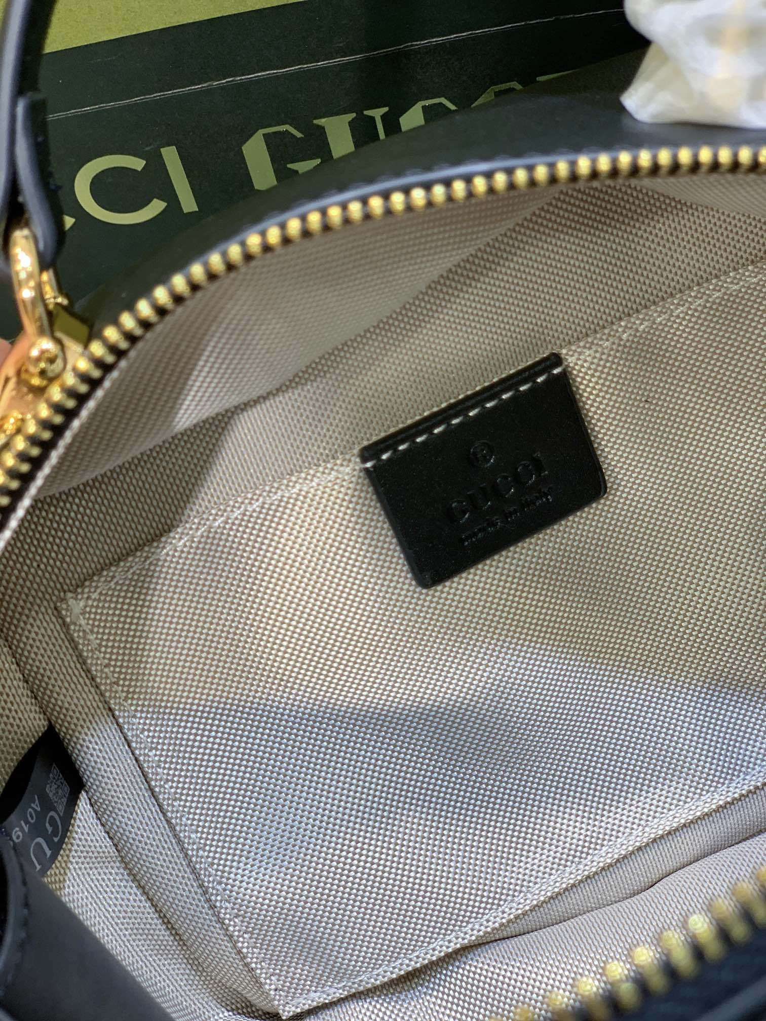 GG BLONDIE TOP HANDLE BAG BLACK 20CM ‎744434 1IV0G 1000