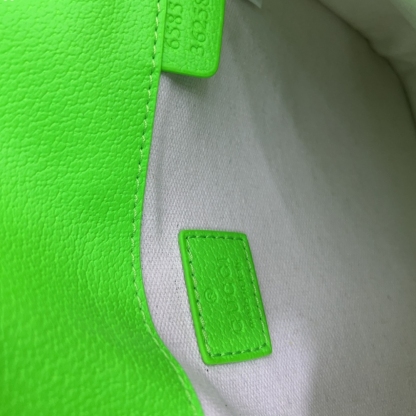 GG OPHIDIA GG SMALL BELT BAG BRIGHT GREEN 24CM ‎752597 FADIC 9761