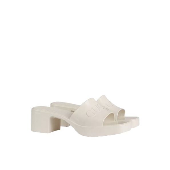 SANDAL GG WOMEN'S RUBBER SLIDE SANDAL WHITE 624730 J8700 9022