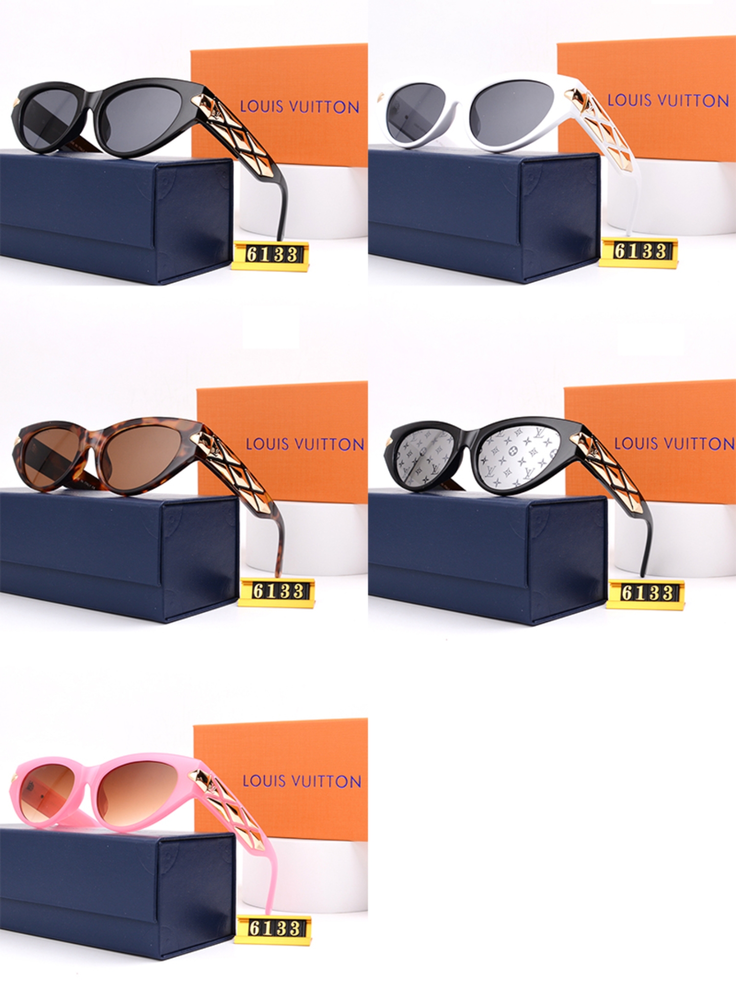 LV LV MALLETAGE CAT EYE SUNGLASSES PINK