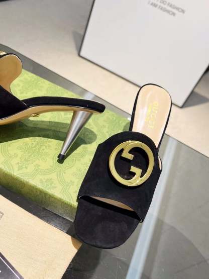 SANDAL GG BLONDIE SLIDE SANDAL BLACK