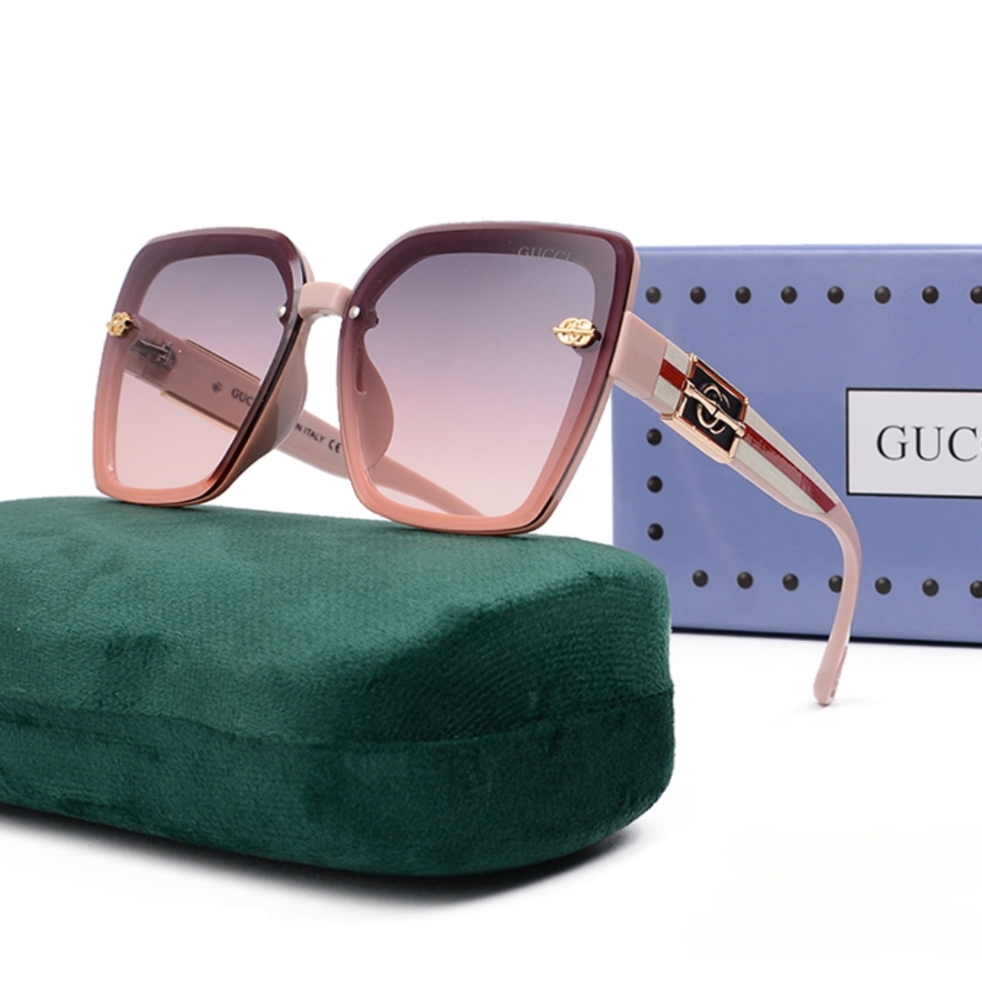 GG GG SQUARE SUNGLASSES FLOATING CREAM