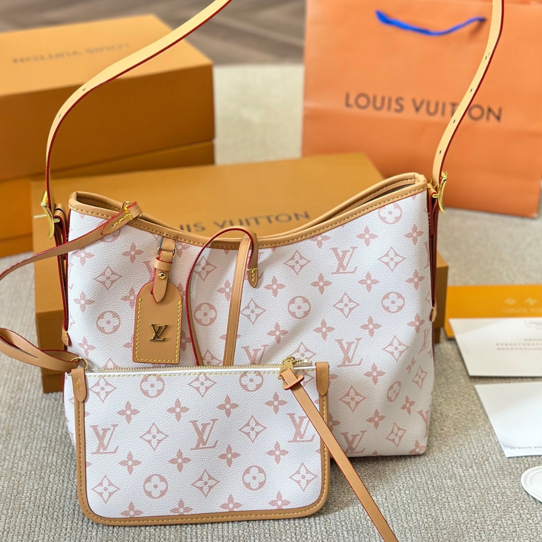 LV CARRYALL PM BAG PINK 30CM