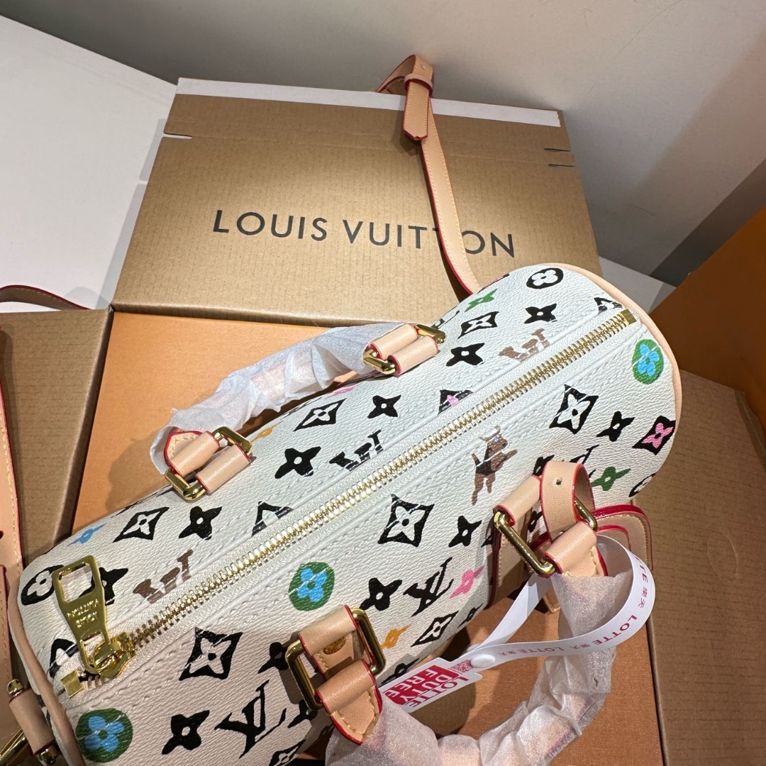 LV SPEEDY 25 HANDBAG MONOGRAM CANVAS IN MULTICOLOR 25CM