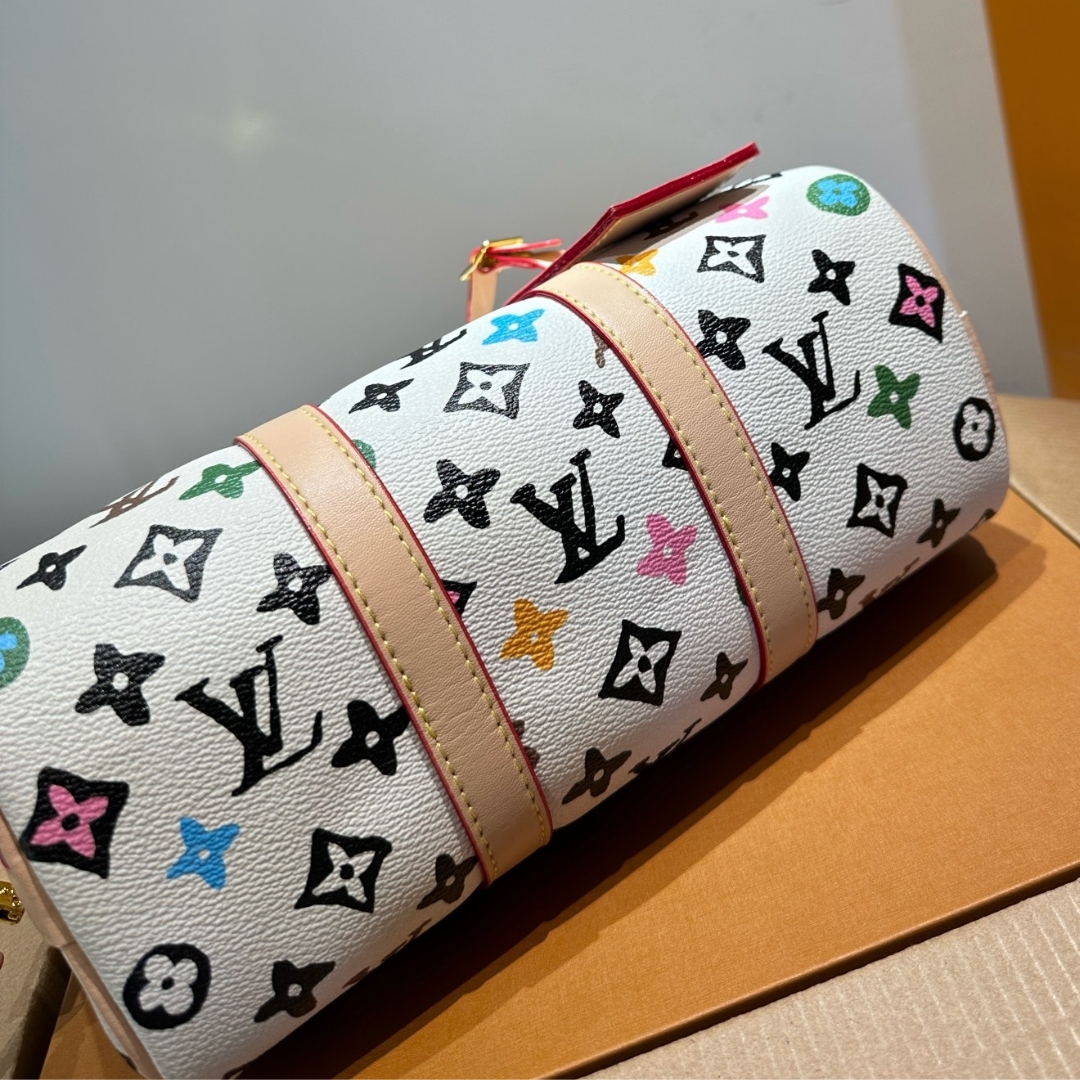 LV SPEEDY 25 HANDBAG MONOGRAM CANVAS IN MULTICOLOR 25CM