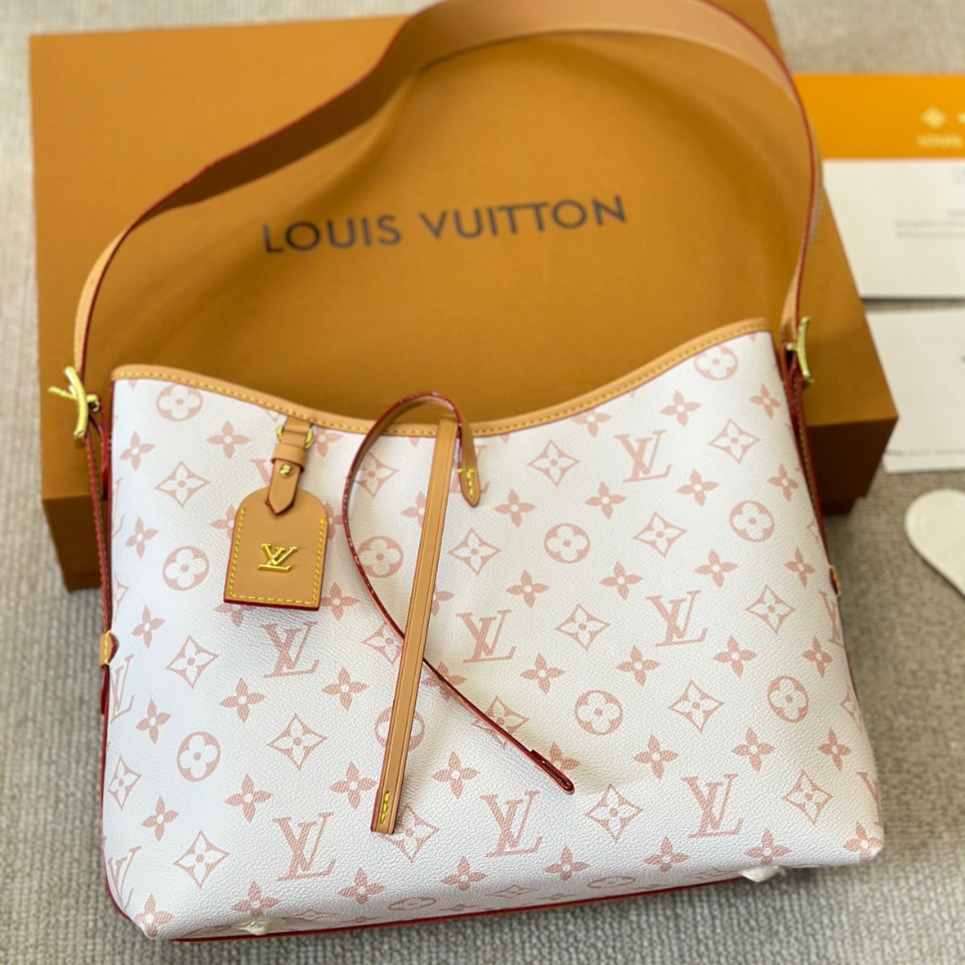 LV CARRYALL PM BAG PINK 30CM