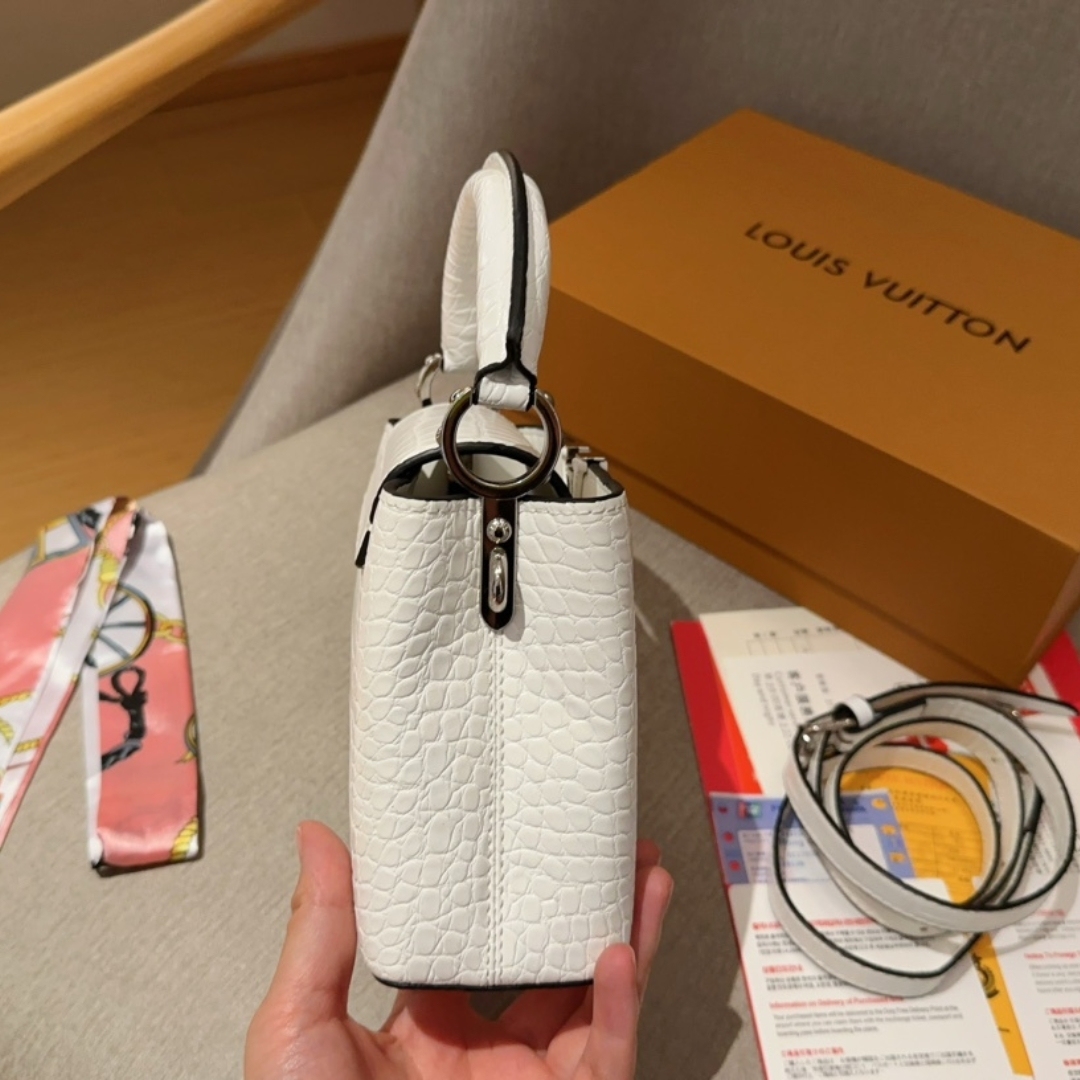 LV CAPUCINES MINI WHITE 21CM N93701