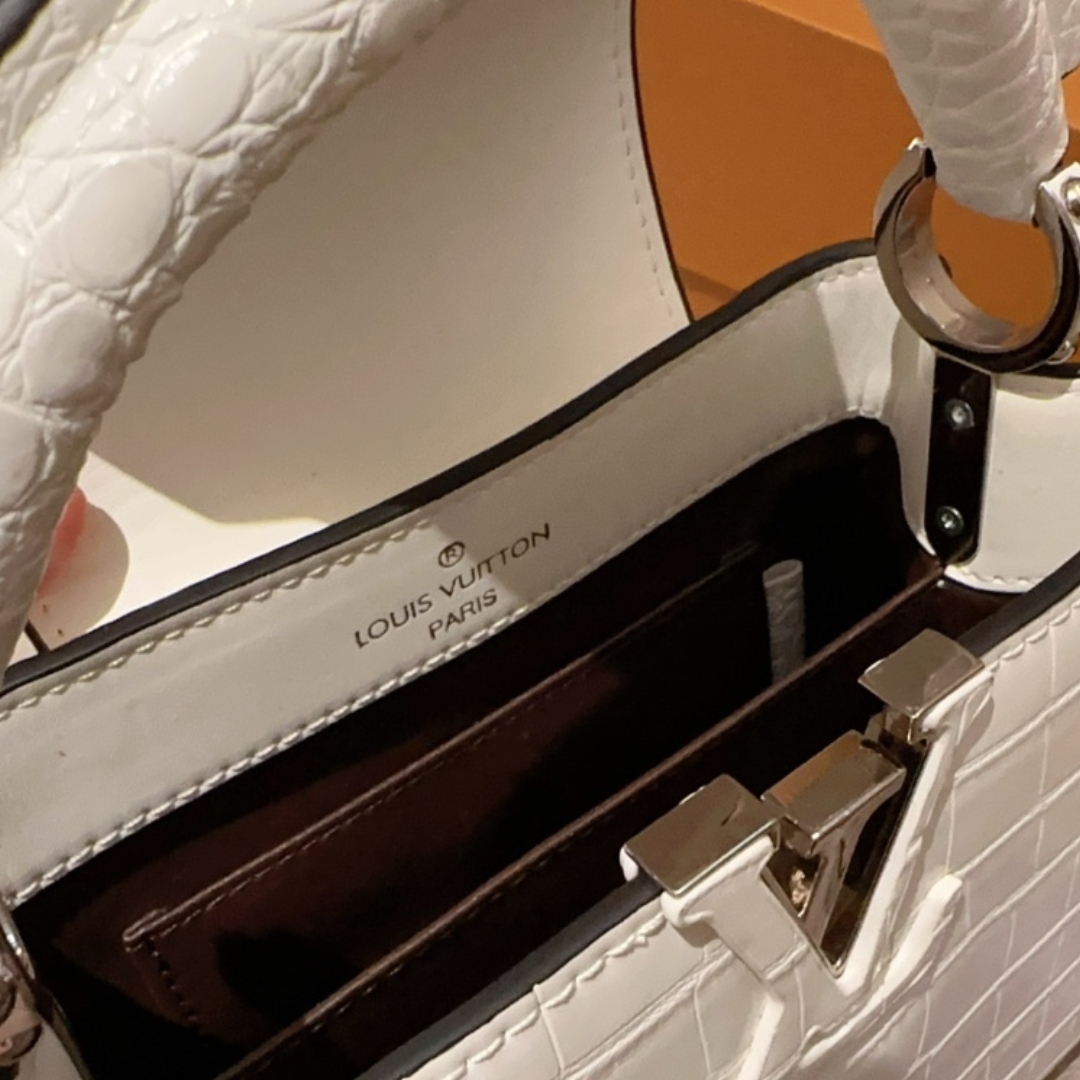 LV CAPUCINES MINI WHITE 21CM N93701