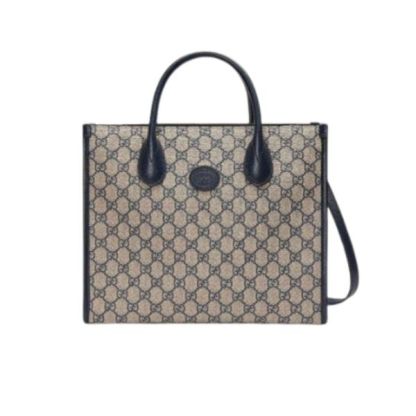GG TOTE BAG WITH INTERLOCKING G 31CM 659983 K9GSN 4075