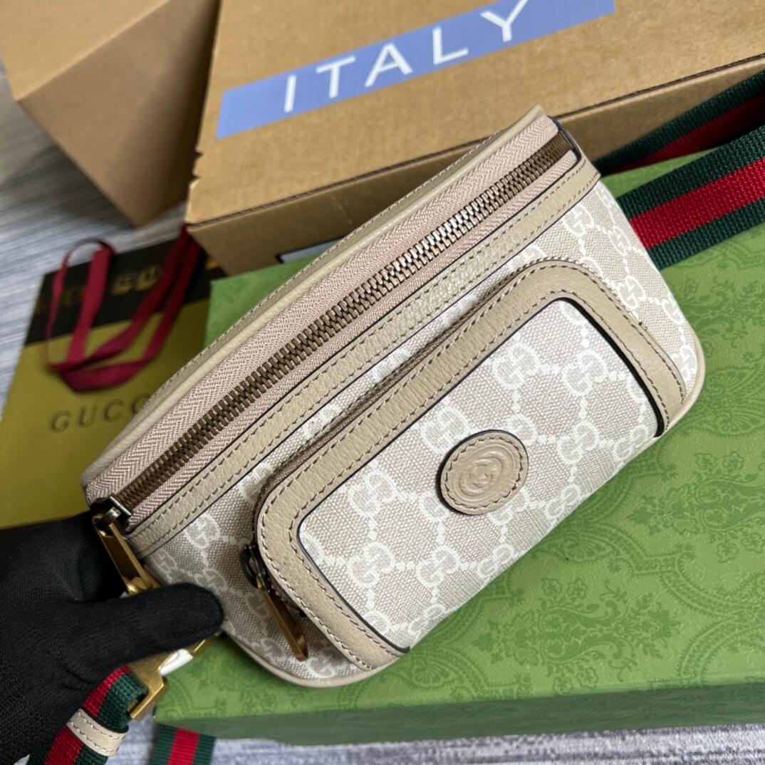 GG Supreme belt bag white 682933 FREE SHIPPING