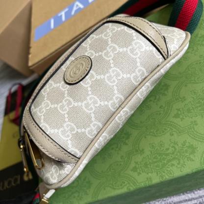 GG Supreme belt bag white 682933 FREE SHIPPING