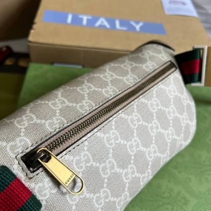 GG Supreme belt bag white 682933 FREE SHIPPING