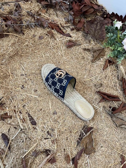 GC new MARMONT SLIDES slippers black starboard flat canvas sandals