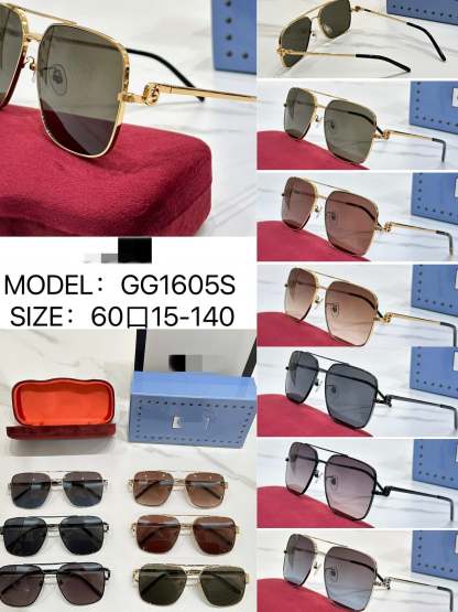 GG Pilot Urban Web Block Aviator Sunglasses GG1605S