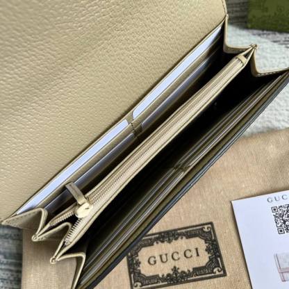 GG long wallet canvas