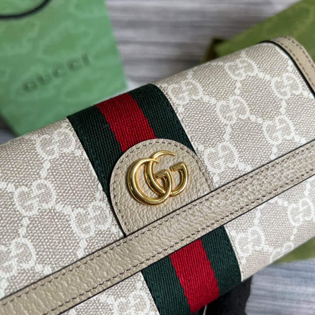GG long wallet canvas