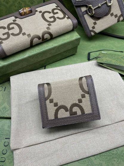 GG Bamboo wallet card bag browm FREE SHIPPING