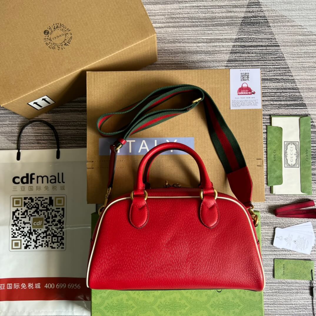 GG 702397 shoulder bag Handbag red adidas x