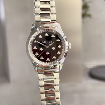 GUCCI G TIMELESS AUTOMATIC BLACK DIAL 38MM YA126283