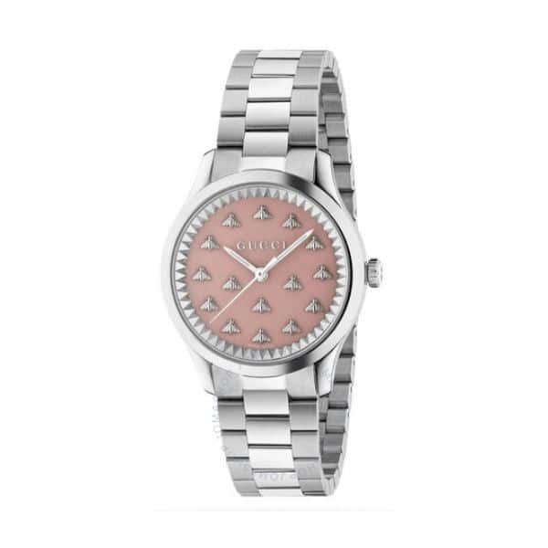 GUCCI G TIMELESS AUTOMATIC PINK DIAL 38MM YA1265033
