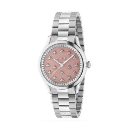 GUCCI G TIMELESS AUTOMATIC PINK DIAL 38MM YA1265033