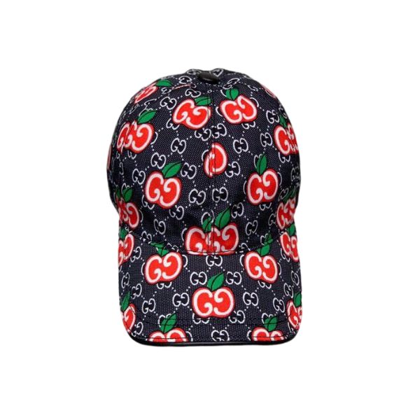GG GG APPLE BASEBALL CAP BLACK