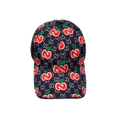 GG GG APPLE BASEBALL CAP BLACK